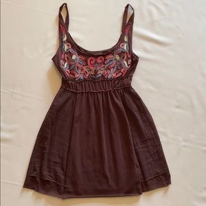 Anthropologie (Aquarius) Embroidered Tank - XS
